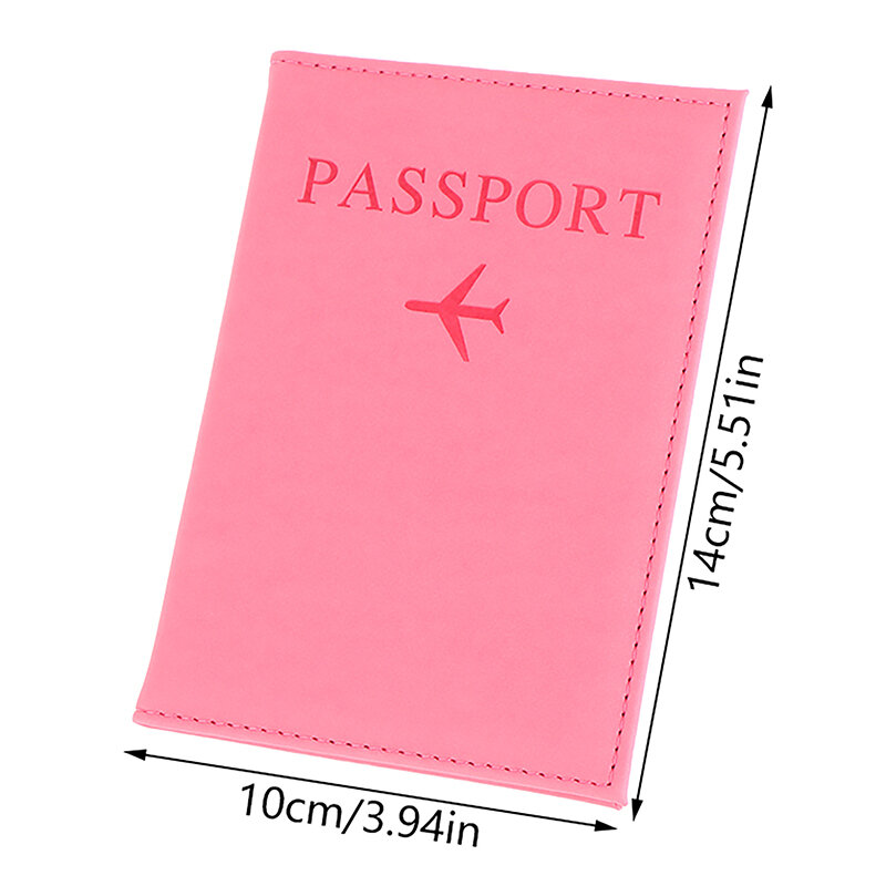 غطاء جواز سفر محفظة PU للرجال والنساء ، غطاء زوجين عاشق ، حافظة طائرة بسيطة ، حامل جواز سفر ، هدية الزفاف ، والأزياء