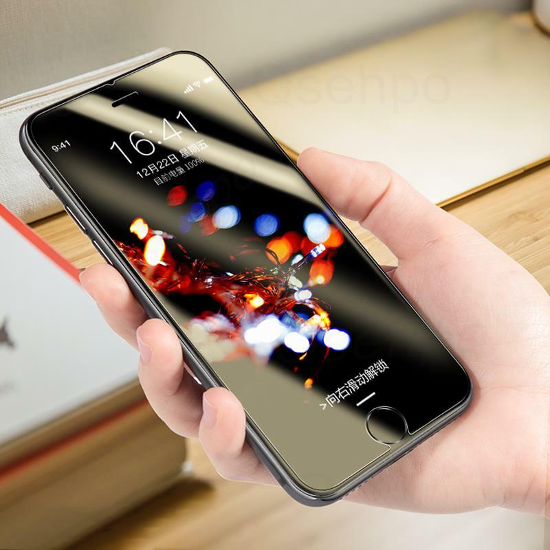 زجاج حماية مضاد للانفجار 100D لهاتف Apple iPhone 7 8 6 6S Plus واقي شاشة مقسى لهاتف iPhone 5 5s 5C SE 2016 2020 2022 Glass