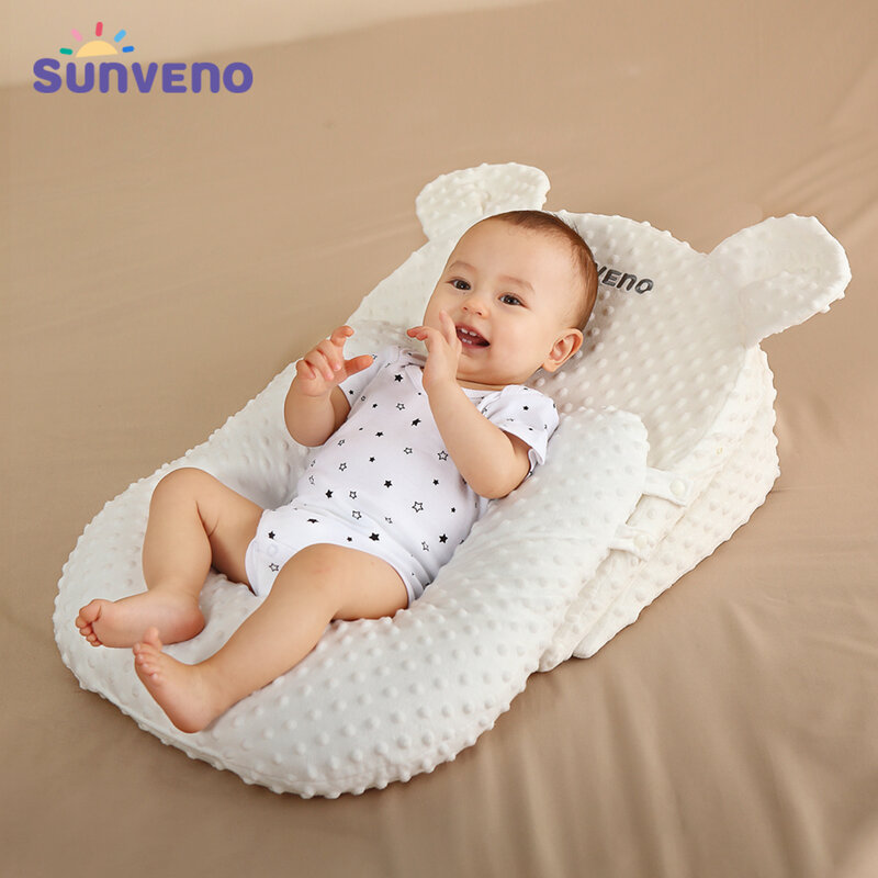 Sunveno-مكافحة البصق المنحدر وسادة للطفل الوليد ، المحمولة تغذية وسادة ، الرضع الحليب المنحدر وسادة ، مساعدة تخفيف تفيض الطفل
