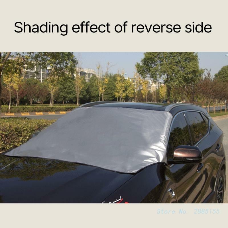 Car Front Windscreen Cover Automobile Magnetic Sunshade Cover Car Windshield Snow  Shade Waterproof Protector Cover