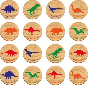 لعبة الذاكرة الذكية الديناصورات الأعمار 3 وما فوق مطابقة لعبة الذاكرة الخشبية ألعاب الذكاء الخشبية للأطفال