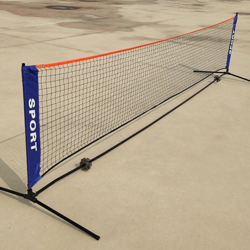شبكة تنس الريشة المحمولة شبكة رياضية للتدريب كرة التنس