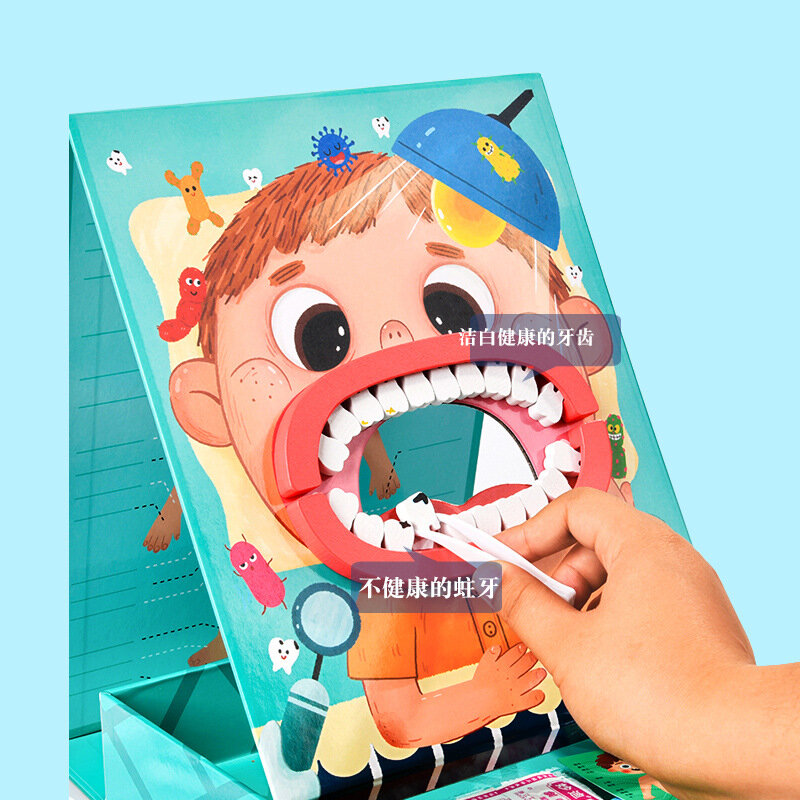 مجموعة الطبيب للأطفال التظاهر اللعب الأسنان لعب الأدوار ألعاب اكسسوارات المستشفى الطبية عدة أدوات ممرضة حقيبة لعب الأطفال هدية