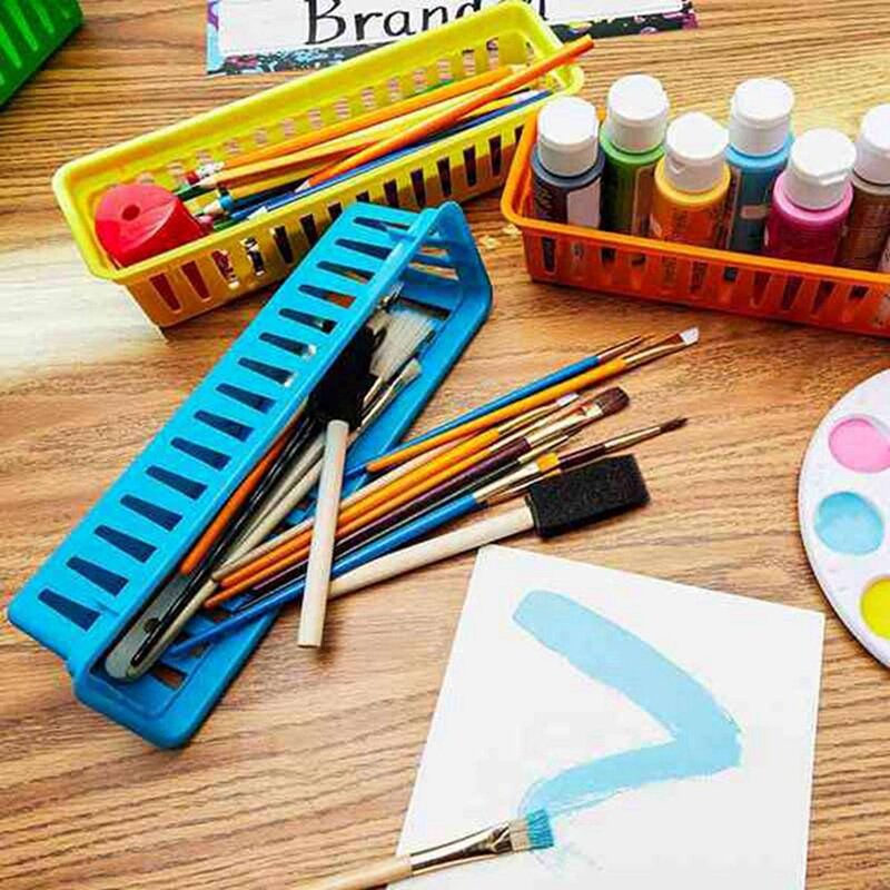 منظم أقلام رصاص في الفصول الدراسية ، سلة أقلام رصاص ، سلة تلوين ، ألوان متنوعة ، ألوان عشوائية ، 30 عبوة