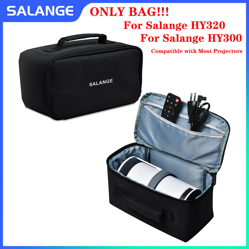 غلاف جهاز عرض مقاوم للماء Salange مع جيوب تخزين ، متوافق مع معظم أجهزة العرض ، حقيبة مع الملحقات ، HY300 ، HY320