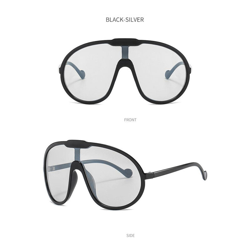 نظارات شمسية Uv400 للركوب ، نظارات شفافة ومشرقة ، ألوان متعددة ، مقاومة للاهتراء ، إكسسوارات ملابس ، نظارات واقية ، 1 إلى 10