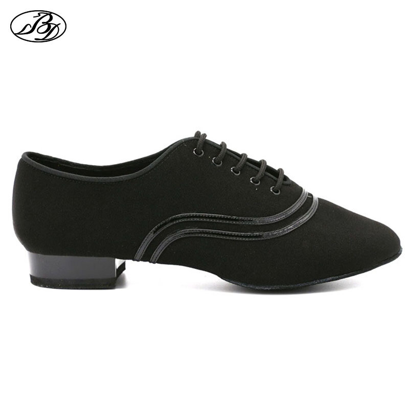 أحذية الرقص القياسية الرجالية BD309 أحذية قاعة الرقص قماشية ذات نعل خارجي منقسم للتنافس أحذية الرقص الرجالية الحديثة