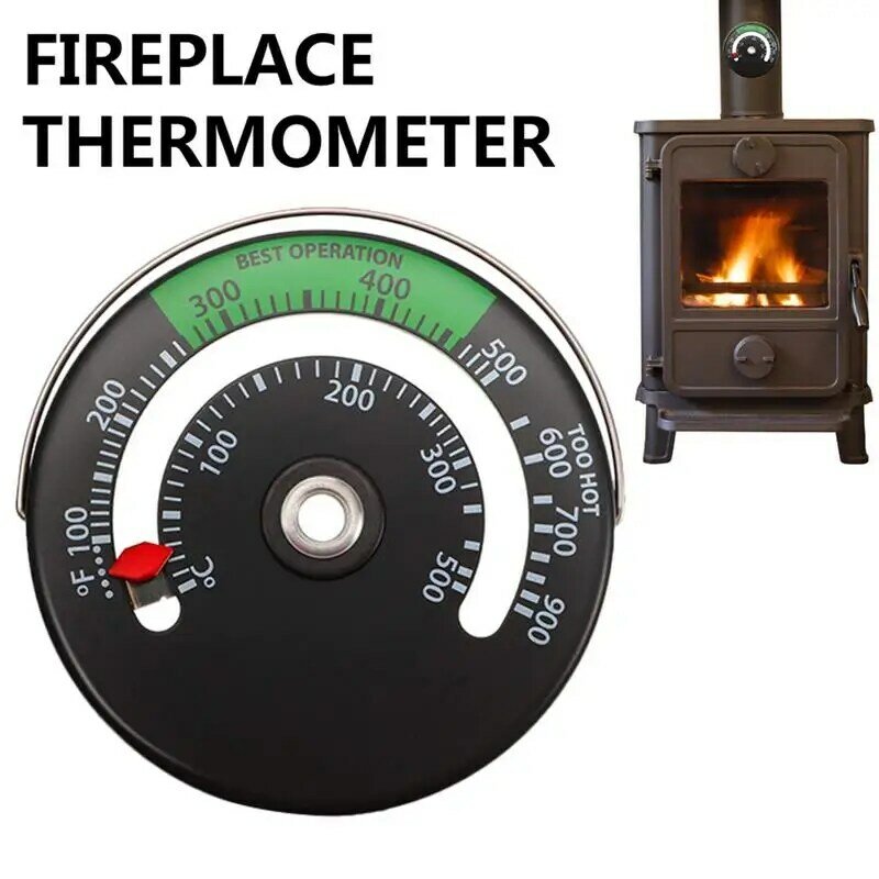 الموقد المغناطيس ميزان الحرارة الخشب الموقد أعلى ميزان الحرارة متعددة الوظائف متر للخشب سجل الموقد الأنابيب موقد درجة الحرارة