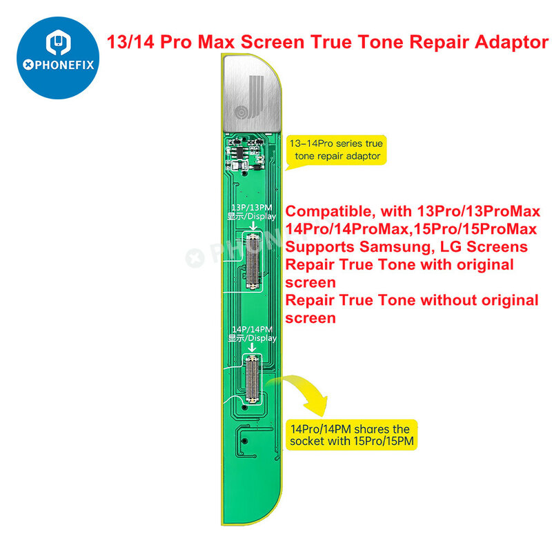 محول إصلاح صحيح لهجة آيفون ، إصلاح استرداد شاشة LCD ، JC V1SE V1S Pro ، 11 ، 12 ، 13 ، 14 ، 15Pro Max ، نسخة الشاشة الأصلية