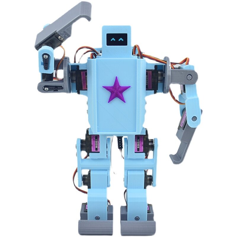 روبوت بيونيك بشري قابل للبرمجة ، التعرف على الصوت ، واي فاي ، الأشعة تحت الحمراء ، بلوتوث ، جهاز تحكم عن بعد ، 12 Dof ، مفتوح المصدر