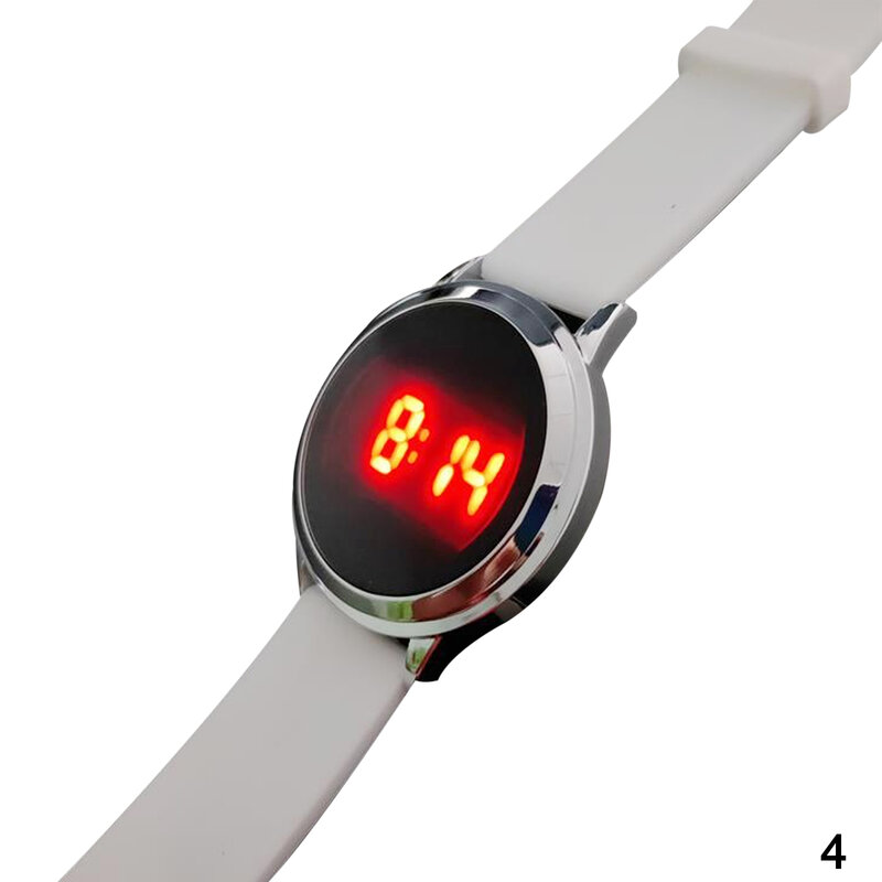 الأعمال التجارية ساعة اليد LED الرقمية موضة ساعة اليد ساعة يد بسيطة الرجال الإلكترونية شاشة تعمل باللمس ساعة اليد