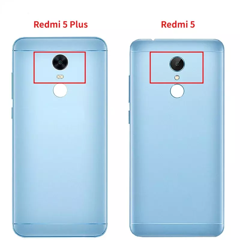 الغطاء الخلفي ل شاومي Redmi 5 غطاء البطارية الباب الخلفي ل Redmi 5 زائد الإسكان مع عدسة الكاميرا زر حجم الطاقة