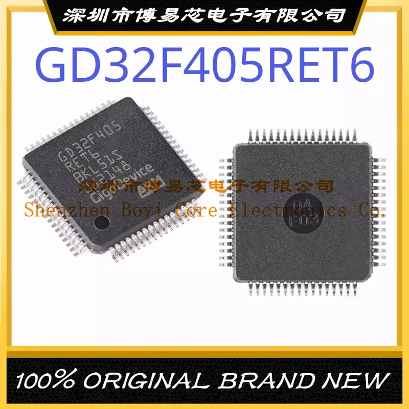 GD32F405RET6 حزمة LQFP-64 جديد الأصلي حقيقية متحكم IC رقاقة متحكم (MCU/MPU/SOC)