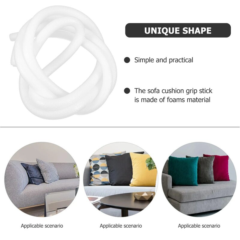 غطاء أريكة بشريط فوم مانع للانزلاق ، وصلة ضغط مانعة للانزلاق ، وسادة أريكة بقضيب ثابت