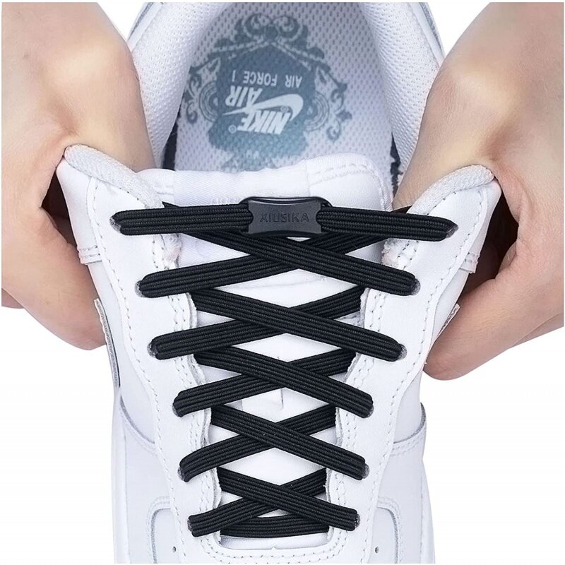 Fashion Shoelace buckle Quality No tie Shoelaces Lock Shoes Accessories AF1 Sneakers Shoe Charms 24 colors Laces Buckle