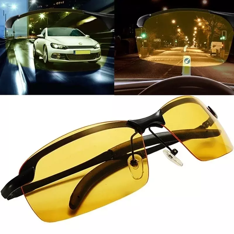 نظارات شمسية مضادة للأشعة فوق البنفسجية للرؤية الليلية وركوب الدراجات للرجال ، نظارات قيادة ليلية نهارية ، مستقطبة الموضة ، نظارات خارجية للبالغين