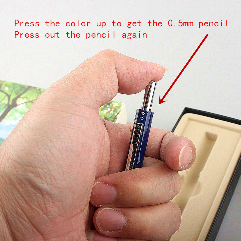 4 في 1 متعدد الألوان قلم حبر جاف معدني أقلام 3 ألوان الكرة القلم 1 قلم رصاص ميكانيكي للمدرسة مكتب الكتابة اللوازم القرطاسية الهدايا