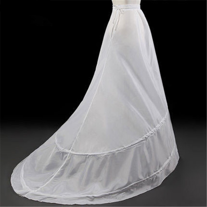 2 hoops A-line Wedding Petticoat Crinoline Slip Underskirt For Wedding Dress Wedding Accessorie