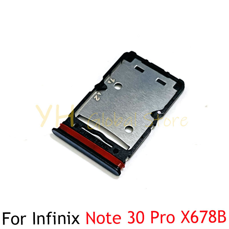 صينية فتحة لبطاقة Sim لـ Infinix Note 30 Pro ، حامل ، قطع غيار ، X678B ، X678