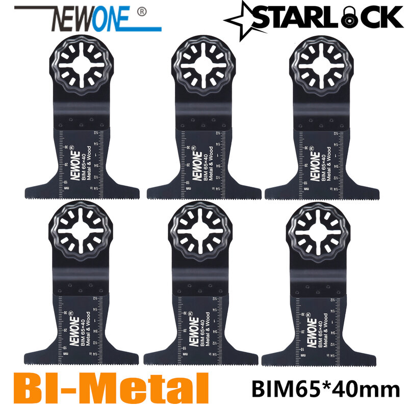 NEWONE متوافق مع Starlock BIM65MM شفرات المنشار تناسب أدوات تتأرجح لقطع الخشب البلاستيك المعادن إزالة السجاد الأظافر أكثر