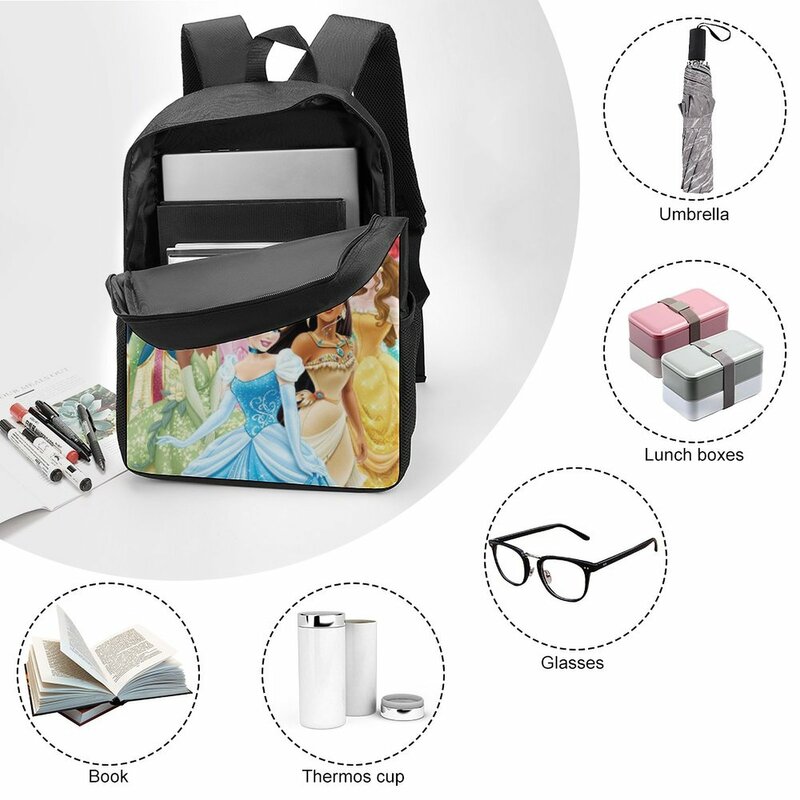 ديزني حقيبة مخصصة حقيبة نمط الأطفال الخيال الجنية لتقوم بها بنفسك الحصري على ظهره السفر حقيبة مدرسية 17 بوصة