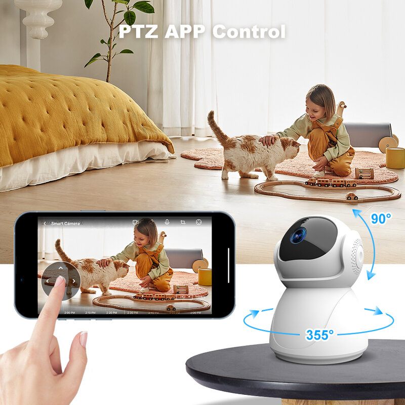 iCam365 APP 5Ghz 2.4G ثنائي النطاق 1080P WiFi لاسلكي لتتبع السيارات مراقبة الطفل PTZ مراقبة أمنية CCTV كاميرا صغيرة