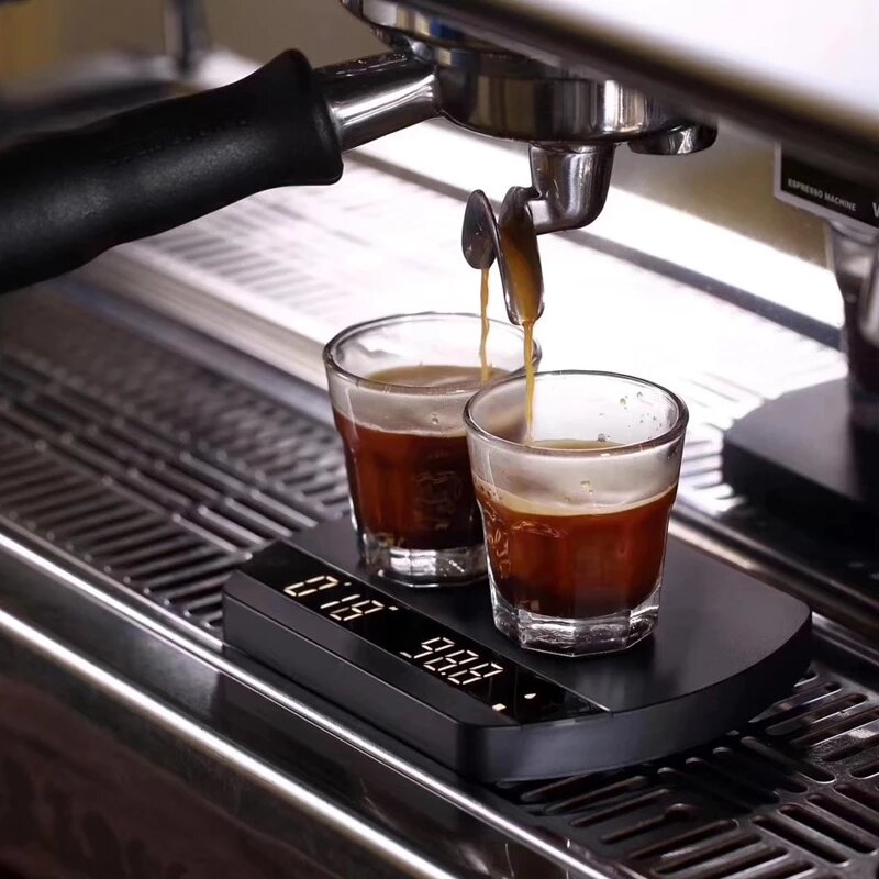 مقياس قهوة بالتنقيط الإلكتروني ، عالي الدقة ، بلوتوث ، رقمي من فيليسيتا قوس متوازي زائد نسبة صب إسبريسو