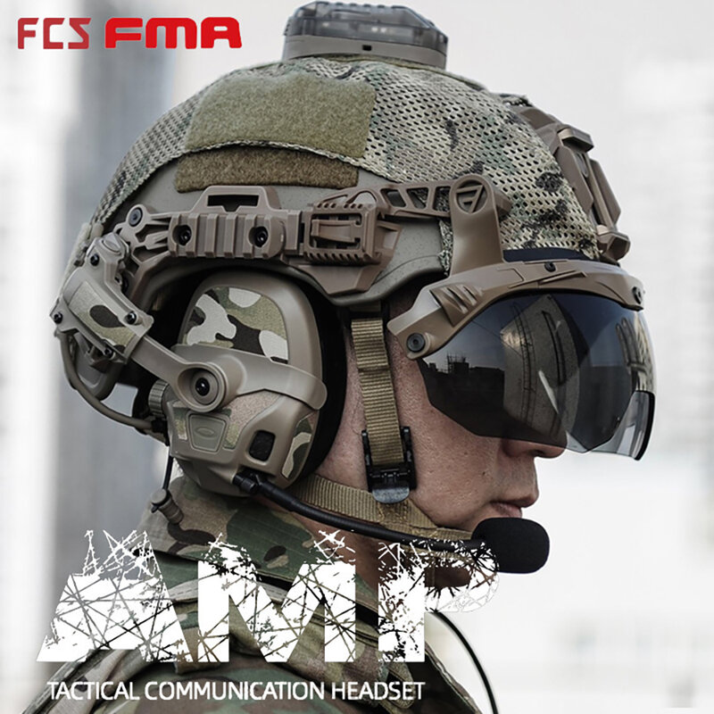 جديد كامل الرقمية المزدوجة DPS FMA أمبير سماعة التكتيكية الاتصالات الحد من الضوضاء V20/V60 PTT إكسسوارات عسكرية