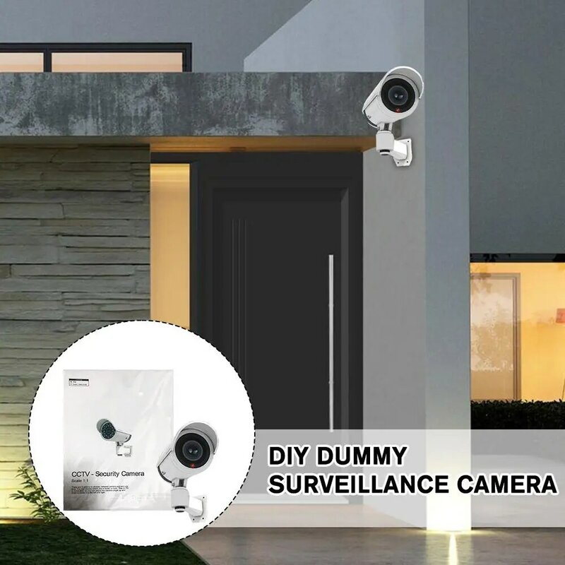 كاميرا مراقبة ثلاثية الأبعاد على شكل دمية ، كاميرا مراقبة CCTV بنمط ورق من الطراز الذي يمكنك صنعه بنفسك ، كاميرا مراقبة