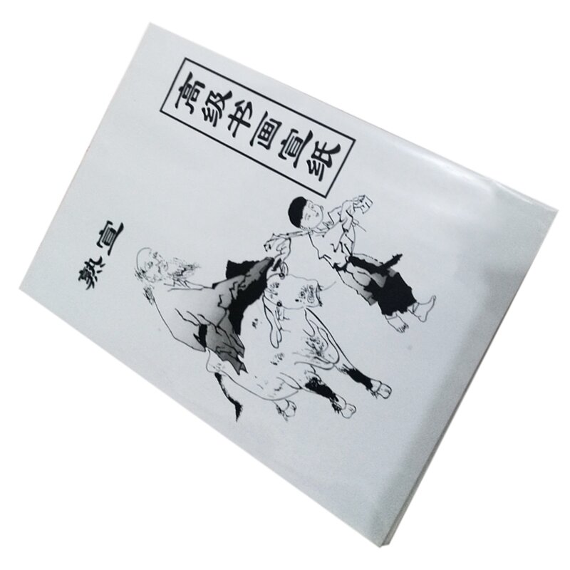 60 ورقة ورقة بيضاء اللوحة شوان ورقة الأرز ورقة الصينية اللوحة والخط 36 سنتيمتر X 25 سنتيمتر