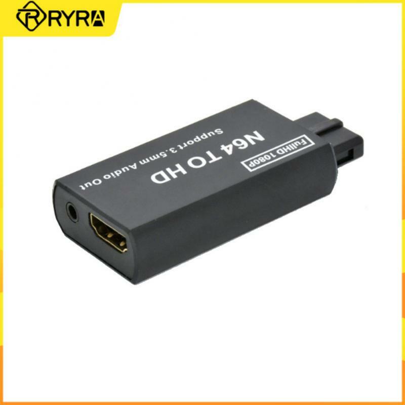 محول RYRA N64 إلى HDMI-متوافق مع محول كابل HDTV مناسب لـ نينتندو d 64 SNES NGC كامل رقمي 1080P لا طاقة خارجية