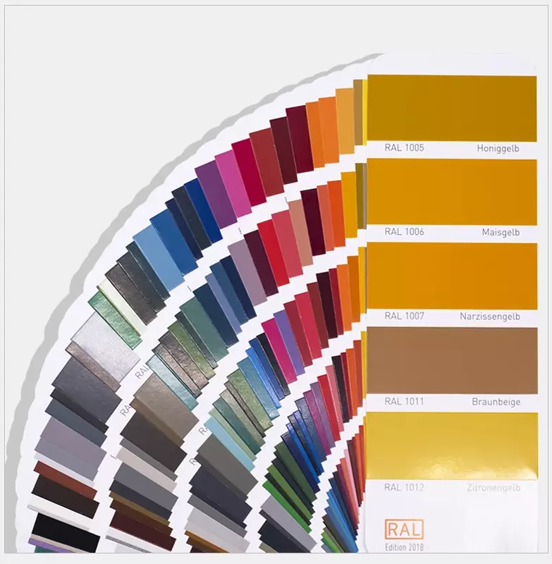 لون Ral K7 للطلاء ، بطاقة ملونة أصلية متعددة gerra ، معيار دولي ، ألوان مخطط مع صندوق هدايا