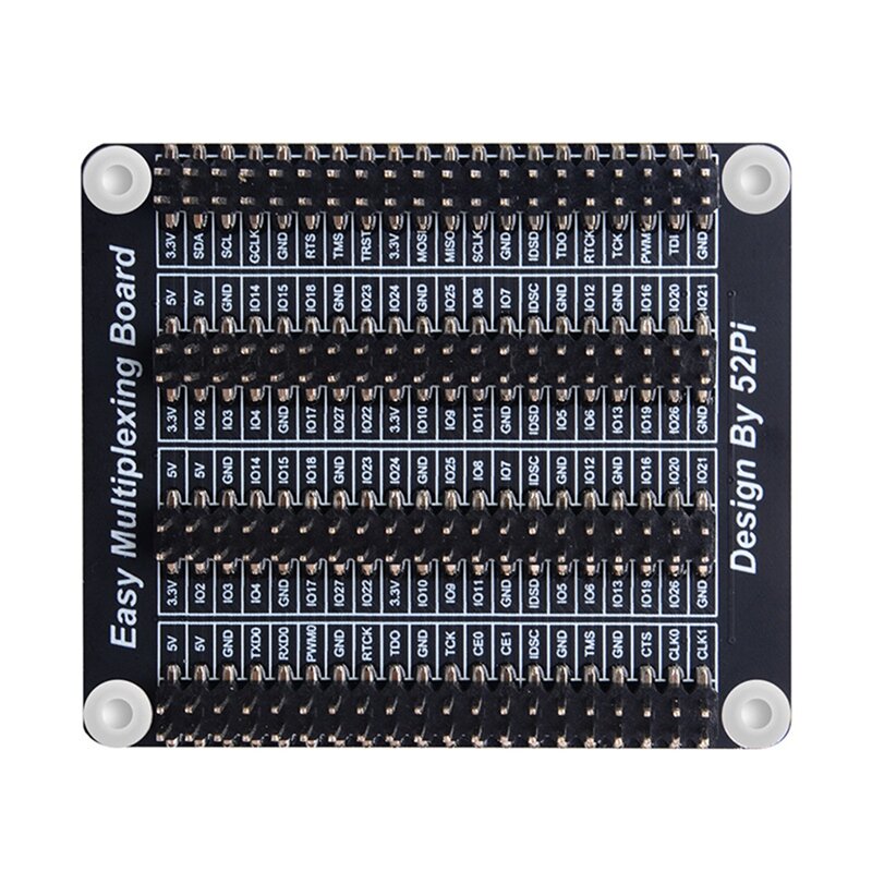 لوحة توسيع GPIO للتوت Pi ، وحدة معدد مع مسامير ، وحدة متعددة الوظائف ، 4B ، 3B + ، 40Pin Quad IO