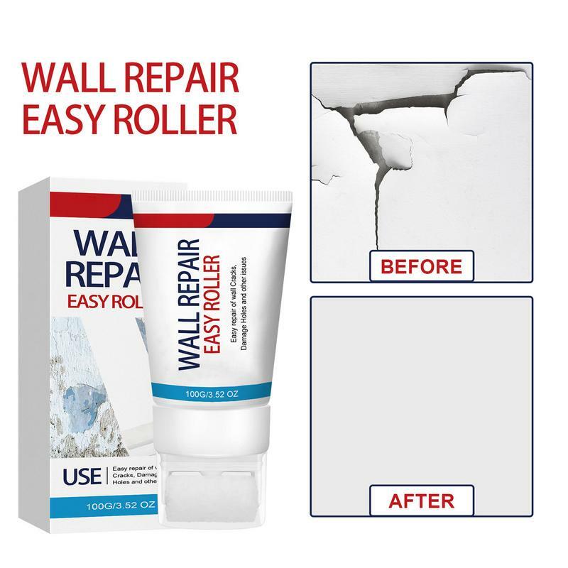 معجون إصلاح الجدار سريع الجفاف ، عامل إصلاح بفرشاة دوارة ، تصميم مقاوم للماء ، معجون أبيض مقاوم للكسر ، إعادة ملء البلاط ،