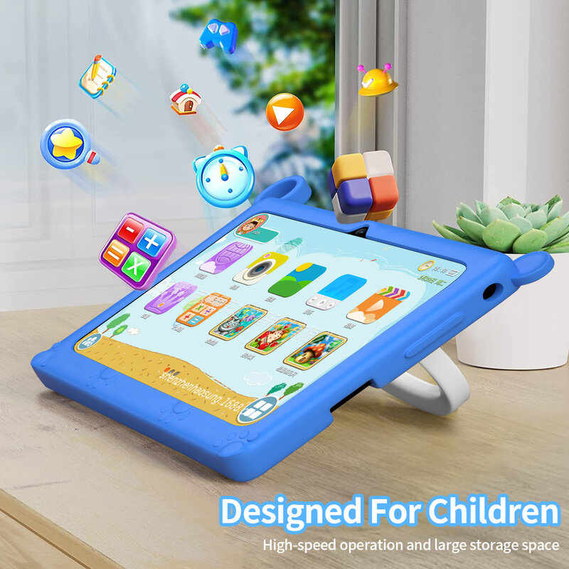إصدار عالمي تابلت تعليمي للأطفال ، تابلت أندرويد ، تابلت جوجل ، واي فاي ، 5G ، 4GB RAM ، 64GB ROM ، 7 "،