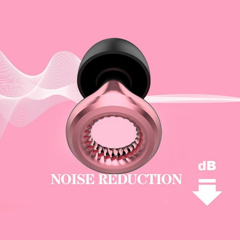 سدادات أذن مضادة للضوضاء عازلة للصوت ، مستلزمات تقليل الضوضاء ، إلغاء الضوضاء ، سدادات أذن ، سيليكون ، قابلة لإعادة الاستخدام ، نوم عميق ، نوم