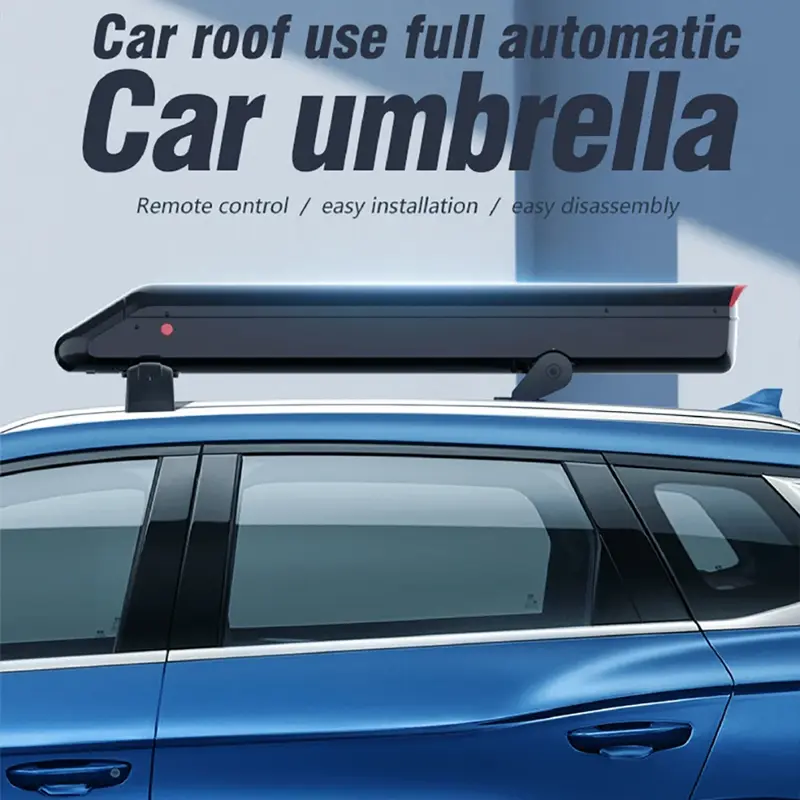 مظلة سيارة محمولة ، خيمة مظلة أوتوماتيكية بالكامل ، غطاء معزول ذكي تلقائي ، مقاوم للماء في الهواء الطلق ، غطاء مظلة مطوي ، ظل الشمس