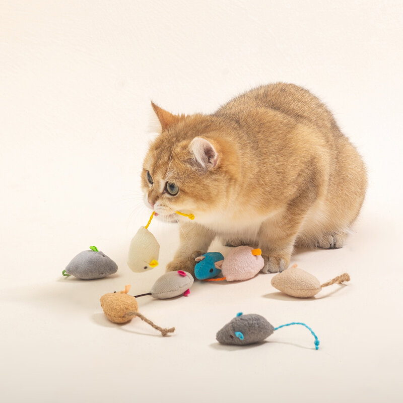 مضحك أفخم القط لعبة لينة الصلبة التفاعلية الفئران الماوس لعب ل مضحك هريرة الحيوانات الأليفة القطط اللعب خدش التدريب لعبة لوازم