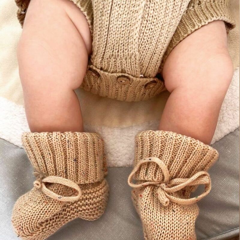 اليدوية كابل متماسكة الجوارب الطفل 100% القطن المرقط الكلاسيكية بيبي الجوارب الرضع قدم ارتداء