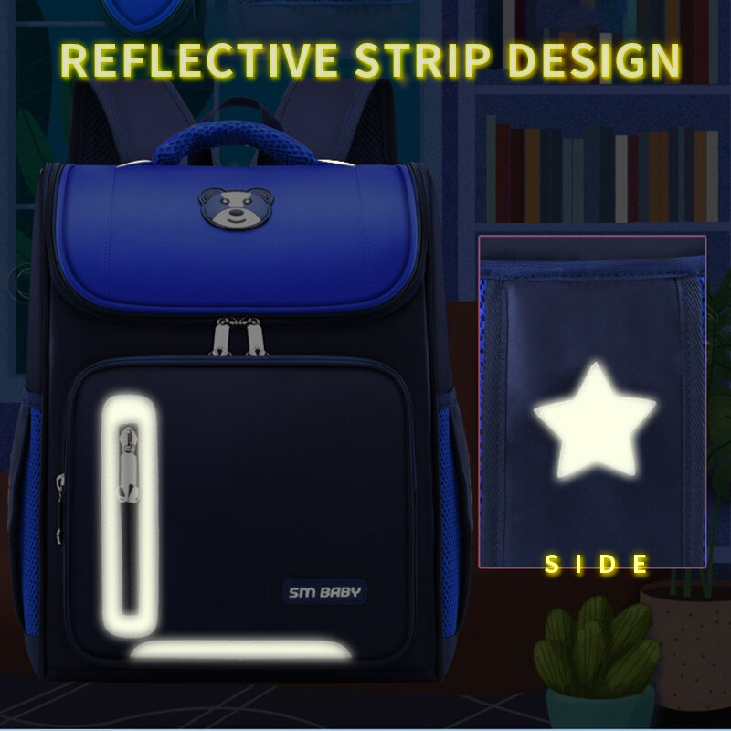 حقائب مدرسية بتصميم دب لطيف للمراهق ، حقيبة للجنسين لطلاب المرحلة الابتدائية ، حقيبة ظهر عالية الجودة ، 3 أحجام ، 5 ألوان ،