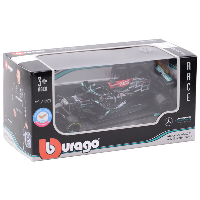 Bburago 1:43 2022 متر-B AMG W12 E الأداء #77 RB18 Redbull ثابت محاكاة Diecast سبيكة نموذج F1 سباق الفورمولا سيارة