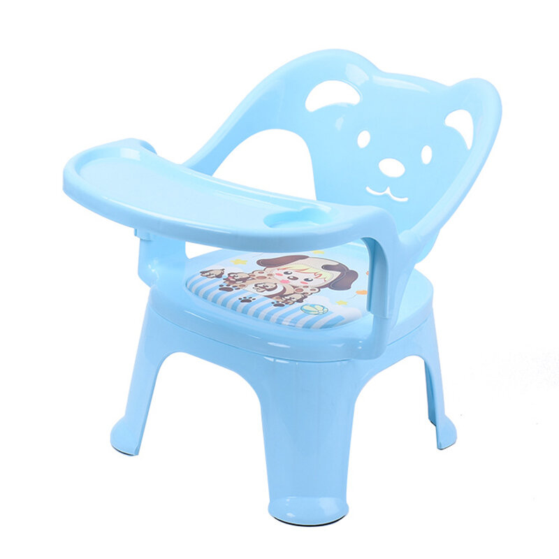 رياض الأطفال القابلة للإزالة الطفل يتحدث الطعام كرسي منجد مقعد الطفل الاطفال كرسي مع طبق عشاء