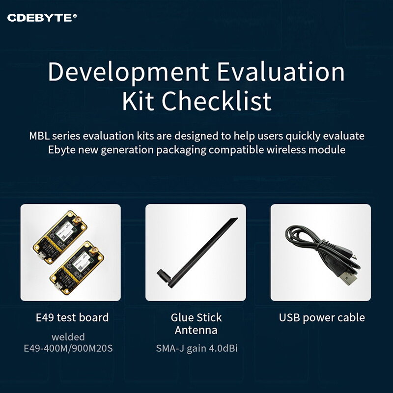 CMT2300A 868/915MHz اللاسلكية وحدة اختبار مجلس cdeyte E49-900MBL-01 ملحوم مسبقا E49-900M20S واجهة USB اختبار عدة سهلة الاستخدام