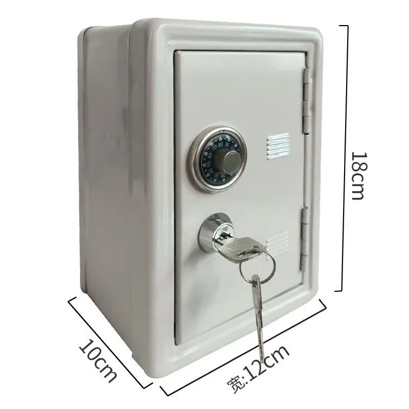 صندوق آمن لبنك أصبع معدني صغير ، صندوق آمن لمفتاح إبداعي ، ديكور سطح المكتب ، تخزين المفاتيح