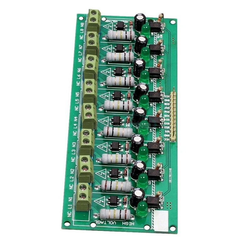وحدة معالجات PLC ، 8 قنوات ، ، V ، AC ، Optocoupler ، MCU ، TTL