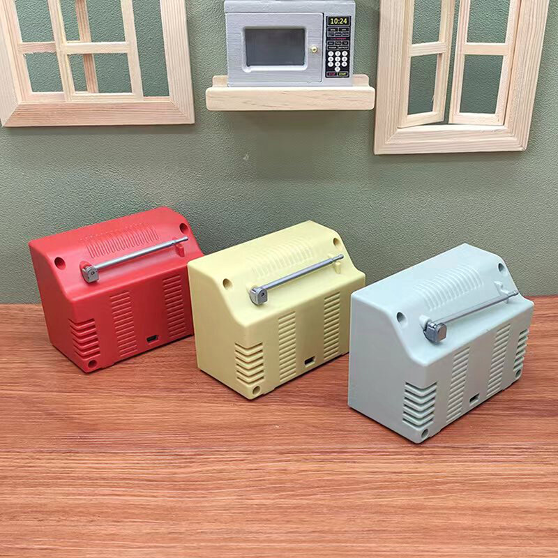 1:12 Doll House Mini Playable TV USB Charging Toy Ornament Simulation Toy Can Be Played Truly doll furniture diy dollhouse
