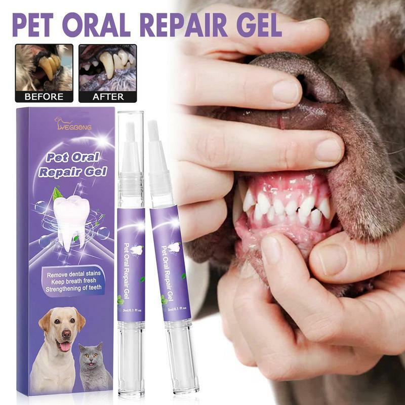 جل تنظيف أسنان الكلاب ، حل منظف الأسنان للقط ، وإزالة بقع الأسنان ، والإمدادات المهنية