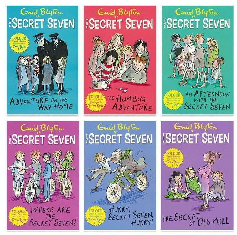 6 كتب إنيد بلايتون سر سبعة مغامرة المخبر رواية روائية قصيرة قصة إنجليزية أدب الأطفال