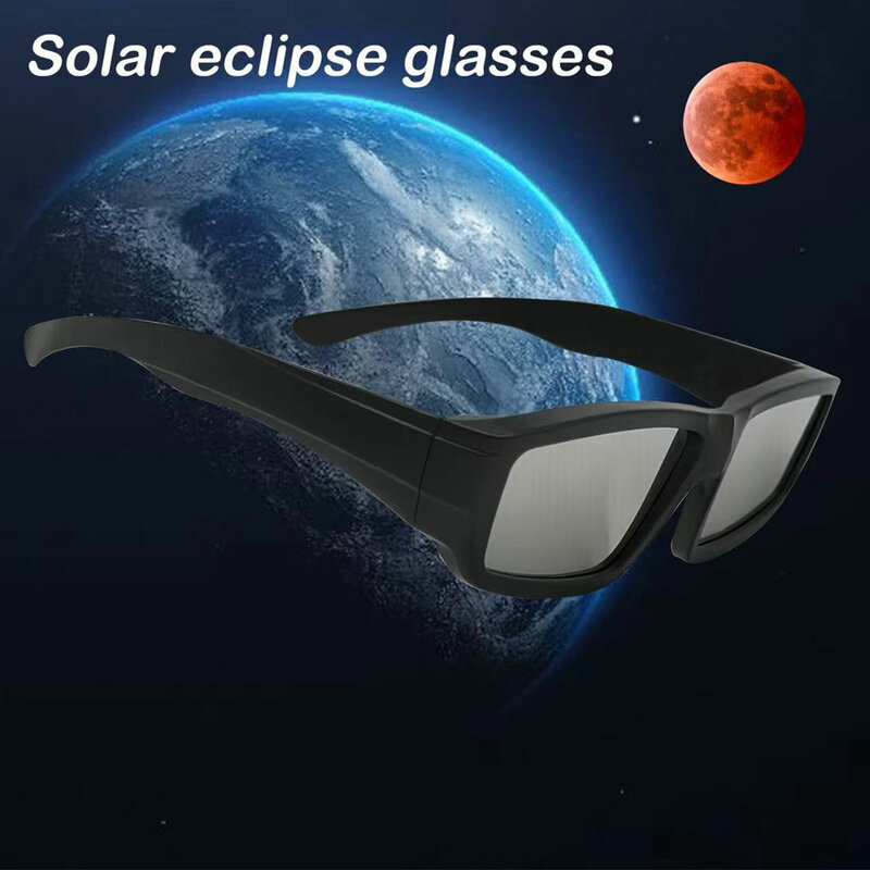 نظارات رؤية شمسية لمشاهدة الشمس المباشرة ، نظارات مريحة ، متينة ، مراقبة علم الفلك ، دليل الشمس