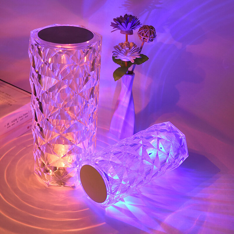 ضوء ليلي وردي مبتكر لغرفة المعيشة ، tiktoks ، ضوء جو رومانسي ، مصباح لمس بسيط ، مصابيح RGB ، 16 لونًا ، على الطراز Ins